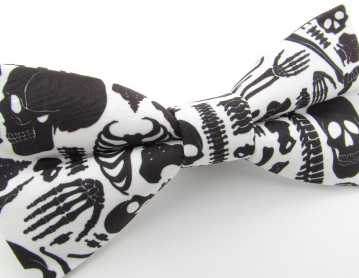 X-ray Bones Bowtie & Faux Pocket Square - Image 4