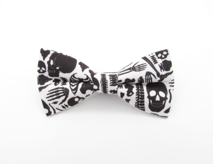 X-ray Bones Bowtie & Faux Pocket Square