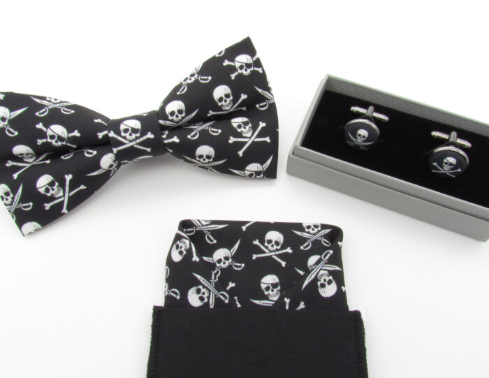 Skull and Crossbones Bowtie Set - Image 7