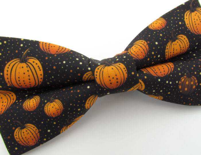 Spotty Pumpkin Bowtie & Faux Pocket Square - Image 4