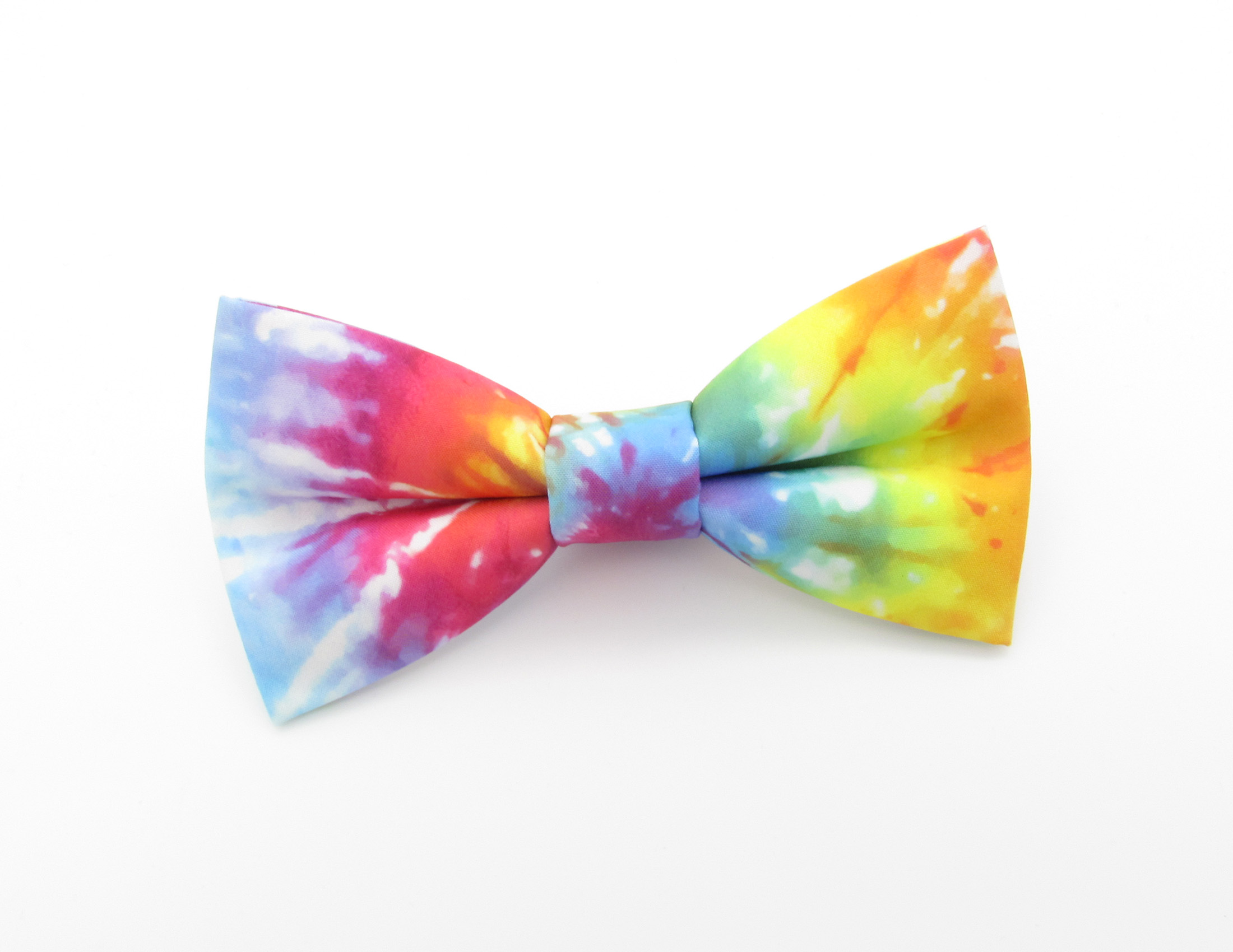 Tie Dye Bowtie & Faux Pocket Square - Image 2