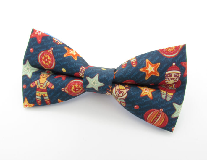 Vintage Toy Christmas Bowtie & Faux Pocket Square - Image 3