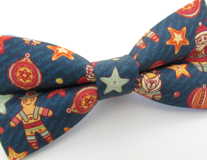 Vintage Toy Christmas Bowtie & Faux Pocket Square - Image 4