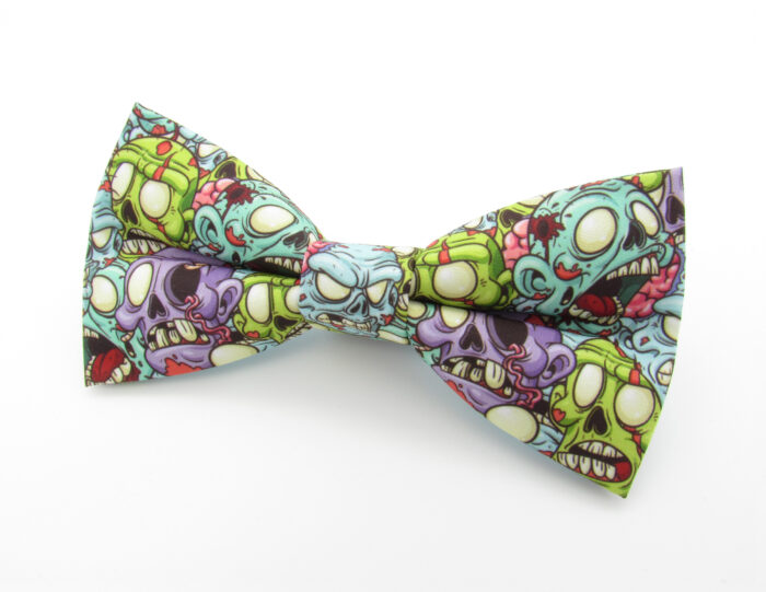 Zombie Face Bowtie & Faux Pocket Square - Image 3