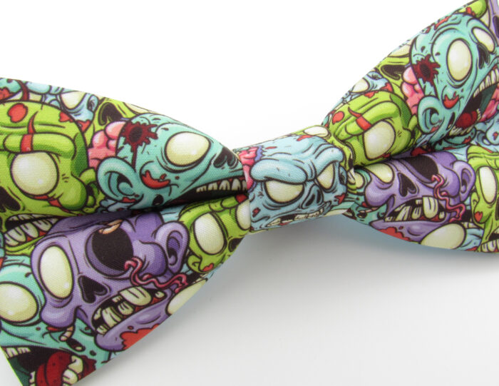 Zombie Face Bowtie & Faux Pocket Square - Image 4