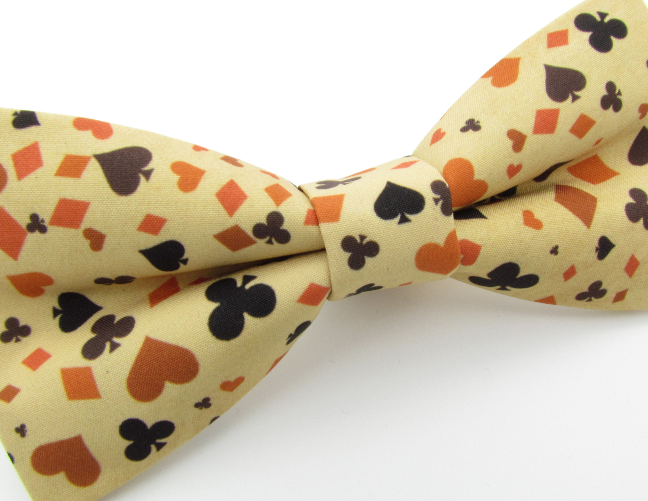 Beige Card Symbol Bowtie - Image 4