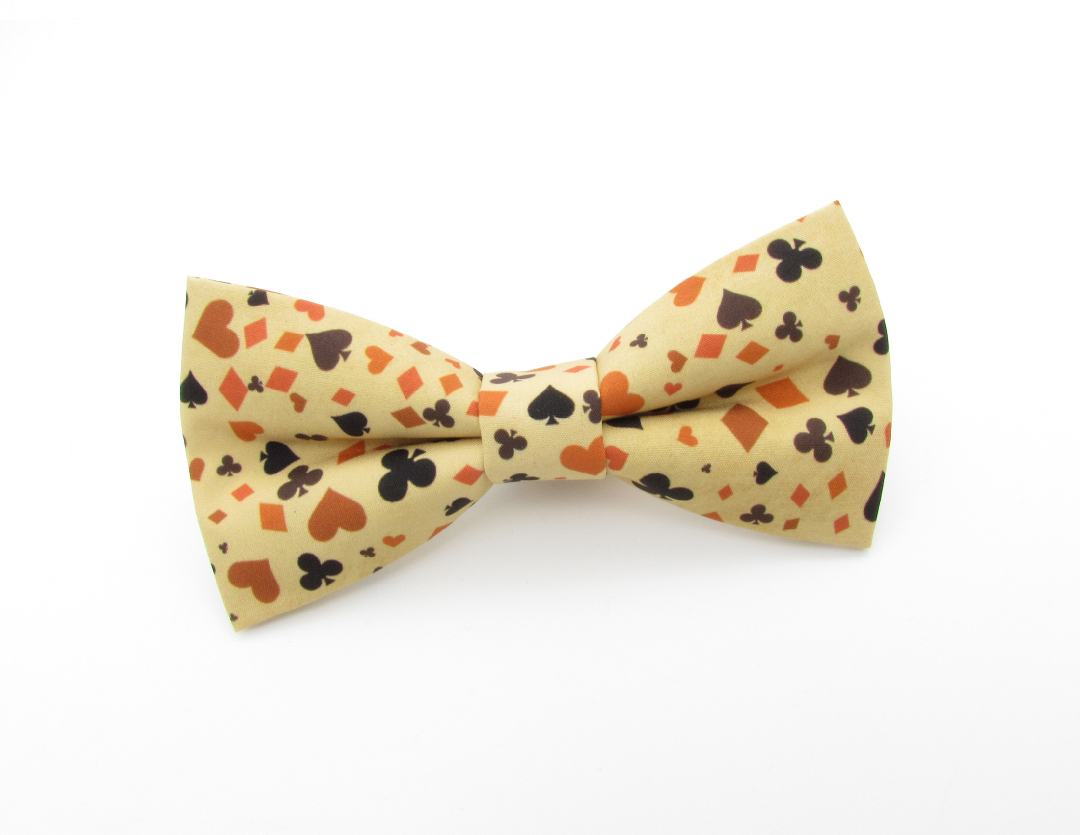 Beige Card Symbol Bowtie - Image 2