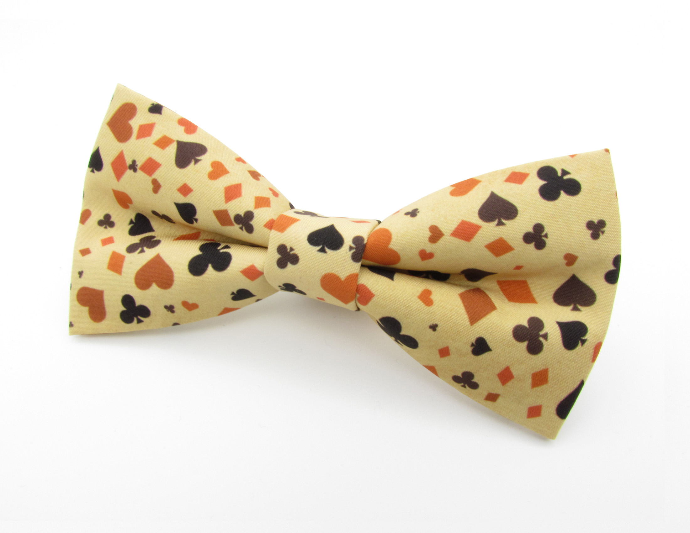 Beige Card Symbol Bowtie - Image 3