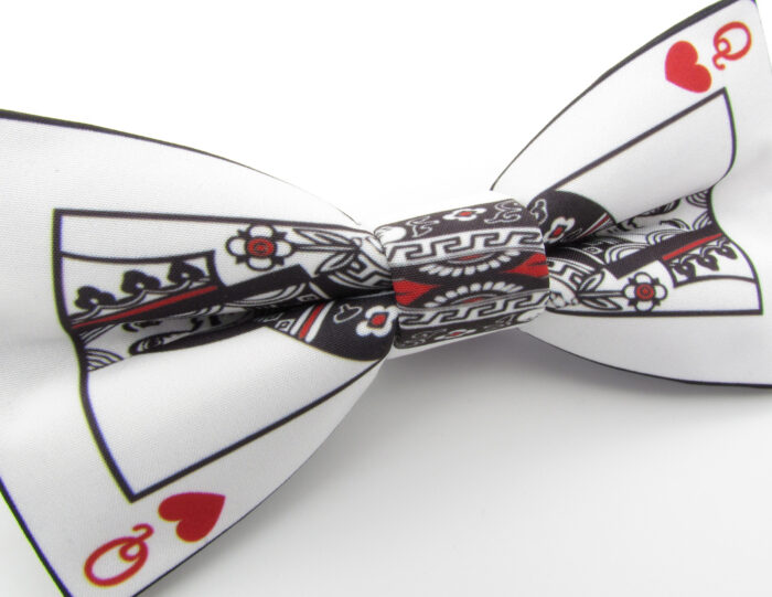 Queen of Hearts Playing Card Bowtie - Image 4