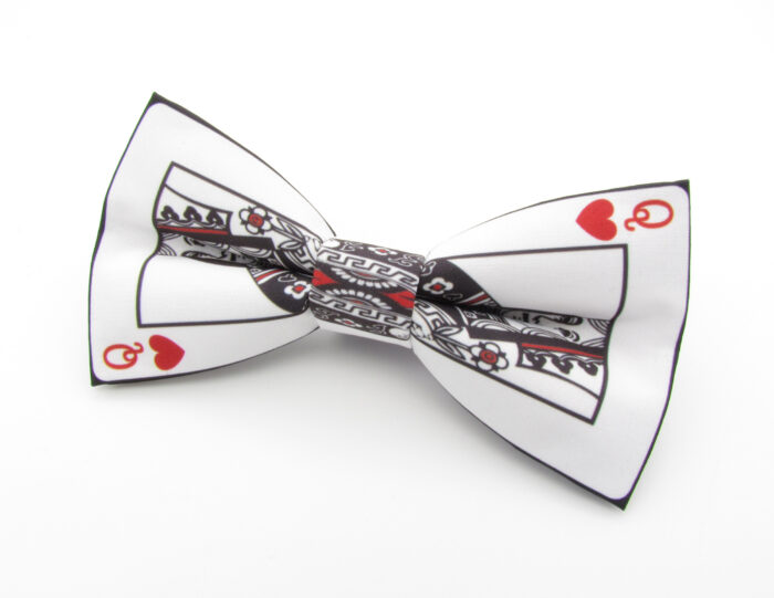 Queen of Hearts Playing Card Bowtie - Image 3