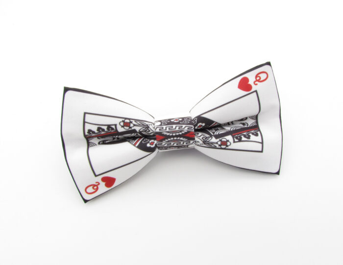 Queen of Hearts Playing Card Bowtie - Image 2