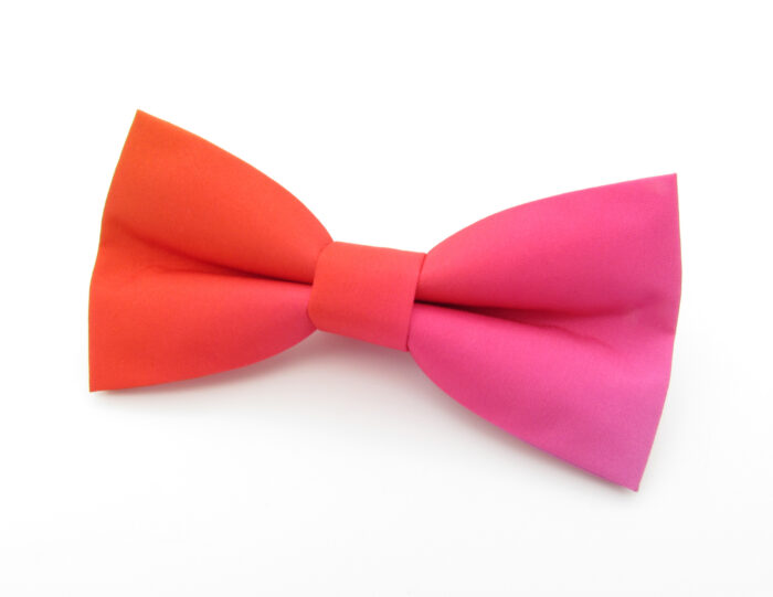 Pink and Red Ombre Fade Bowtie - Image 3