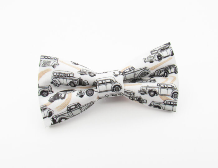 Vintage Car Patterned Bowtie - Image 2