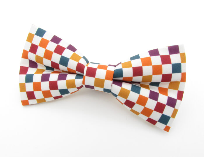 Autumn Check Patterned Bowtie - Image 3