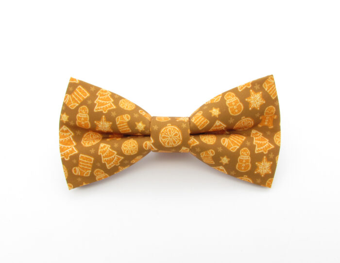 Christmas Gingerbread Biscuit Bowtie
