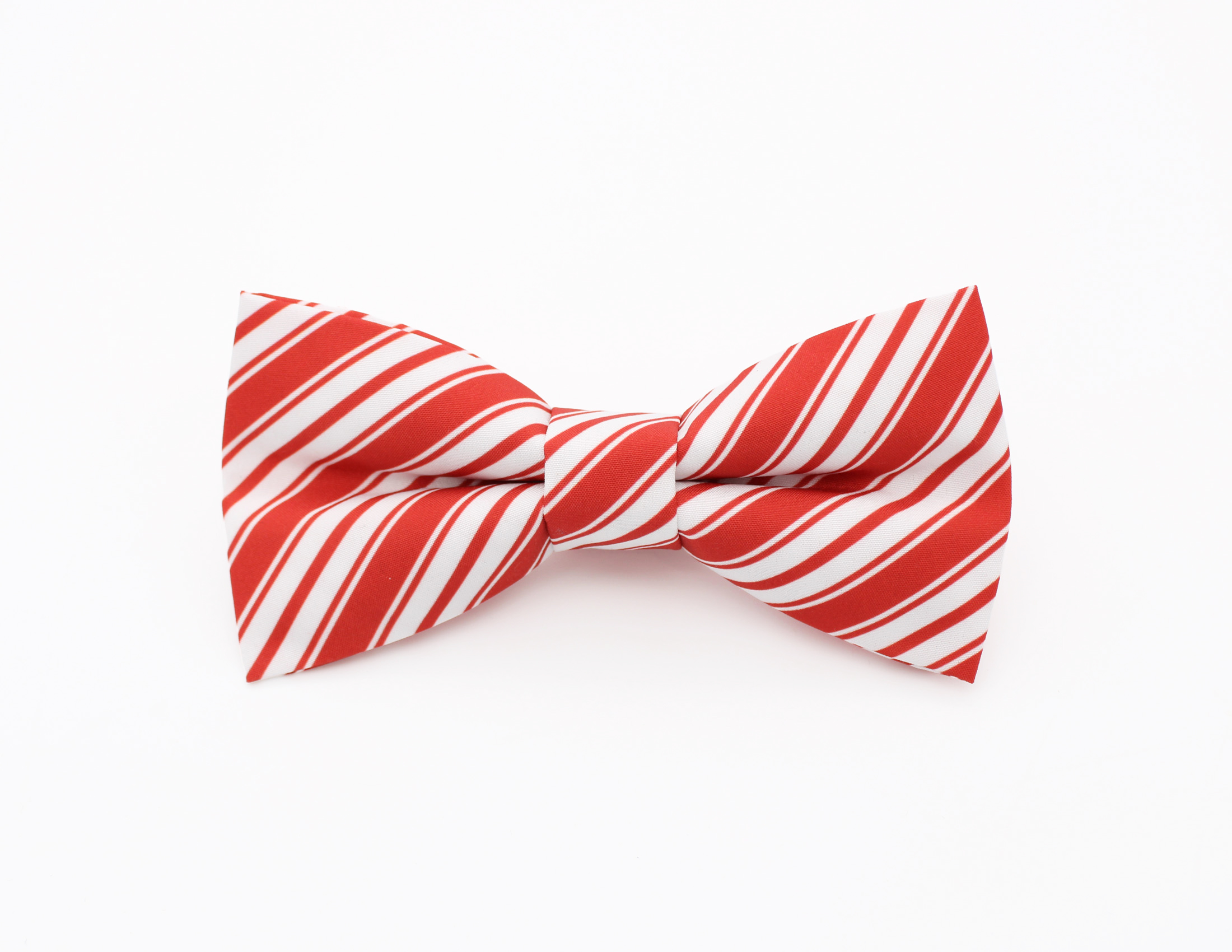 A red and White striped Bowtie Image