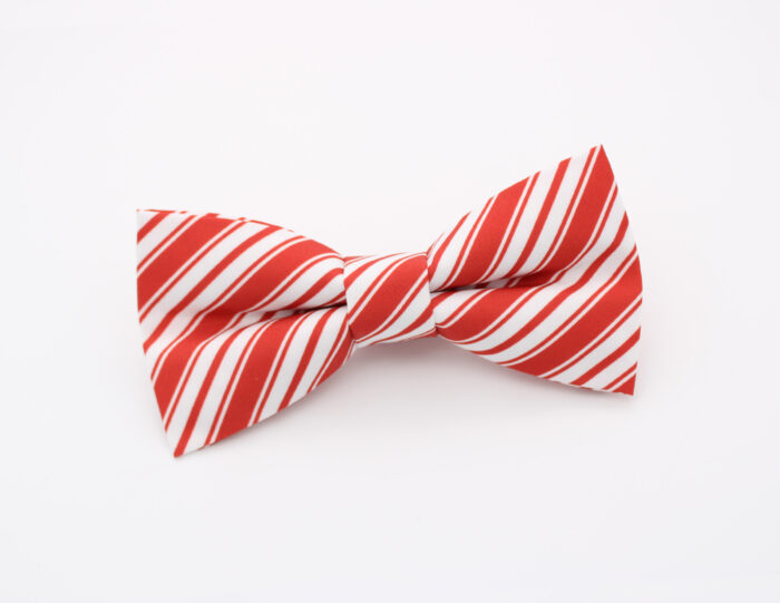 Candy Cane Striped Bowtie Set - Image 2