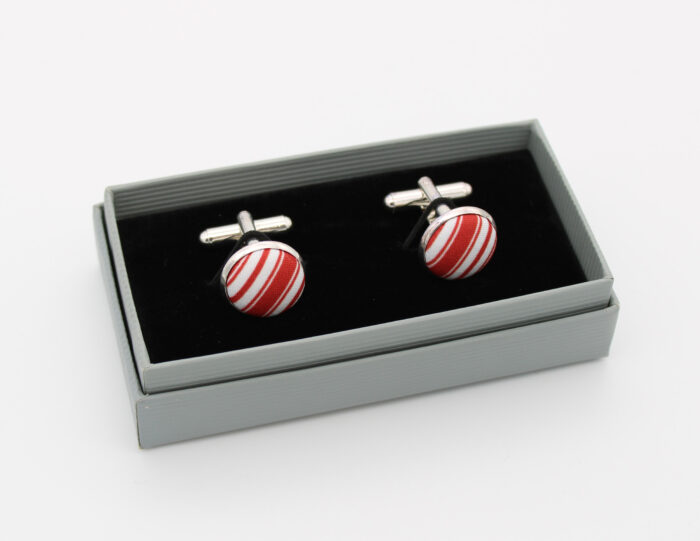 Candy Cane Striped Bowtie Set - Image 3