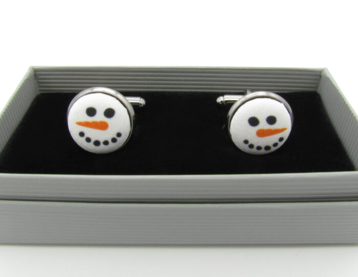 Snowman Face Cufflinks - Image 3