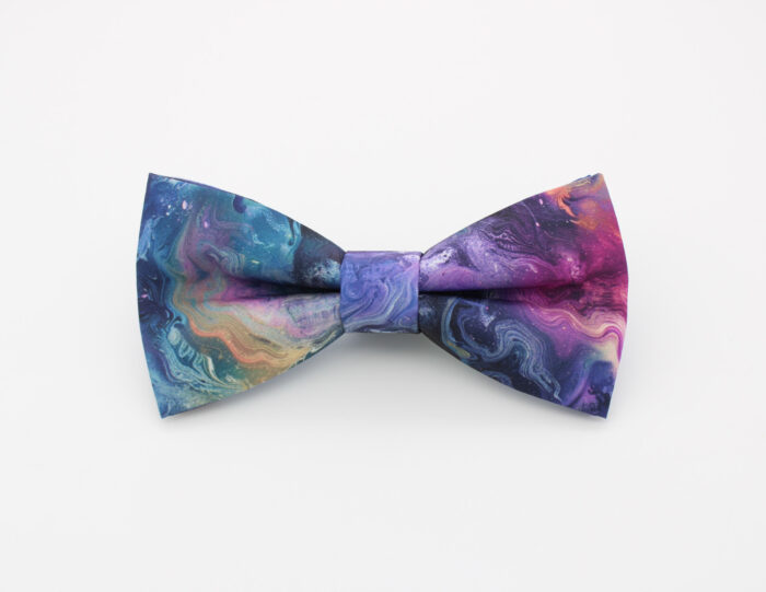 Fantasy Agate Bowtie & Faux Pocket Square