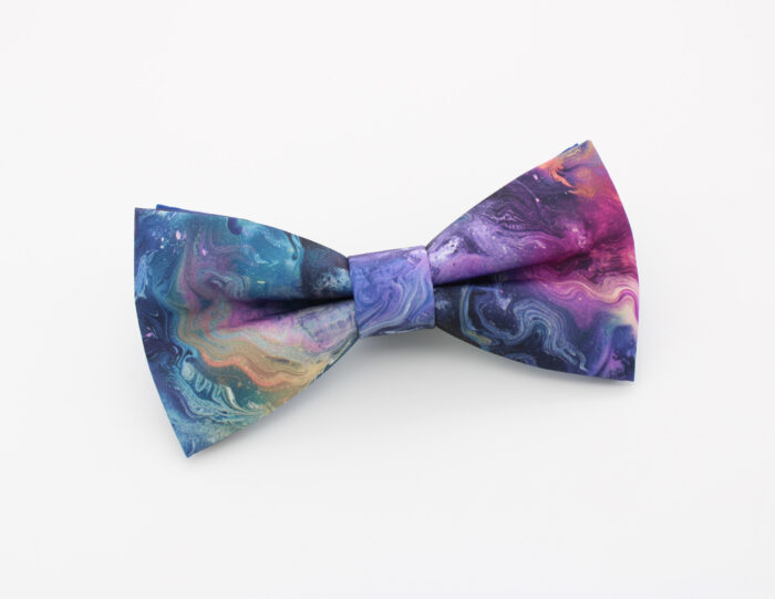 Fantasy Agate Bowtie & Faux Pocket Square - Image 2