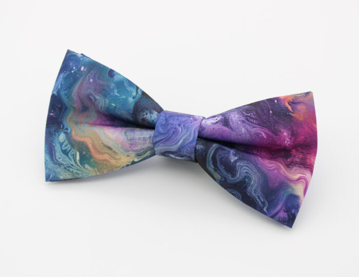 Fantasy Agate Bowtie & Faux Pocket Square - Image 3