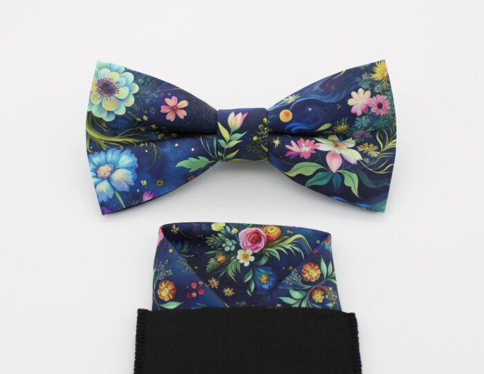 Midnight Fantasy Floral Bowtie Set - Image 5