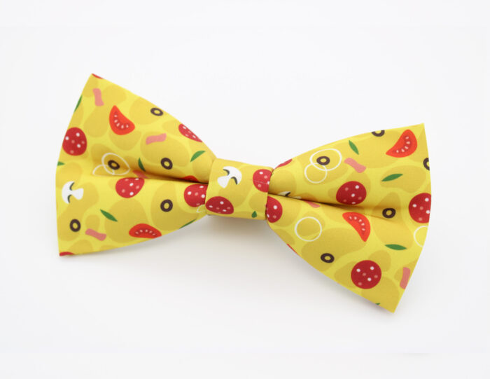 Pizza Bowtie & Faux Pocket Square - Image 3