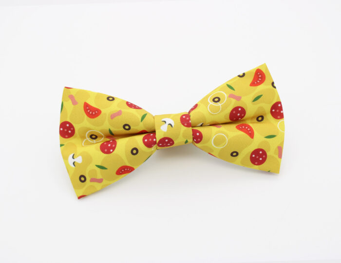 Pizza Bowtie & Faux Pocket Square - Image 2