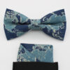 World Explorer Bowtie & Faux Pocket Square - Image 5