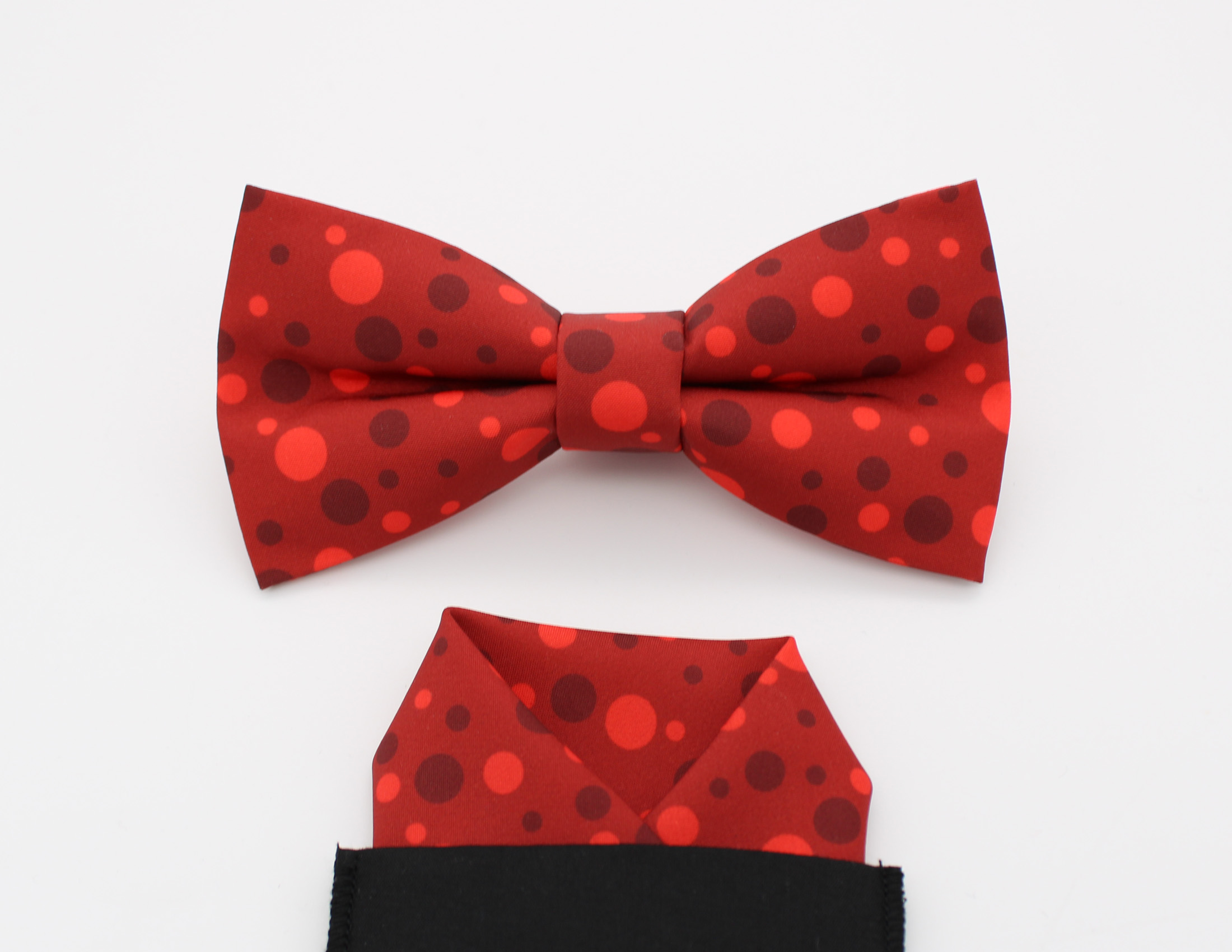 Vibrant Red Bowtie Set - Image 5