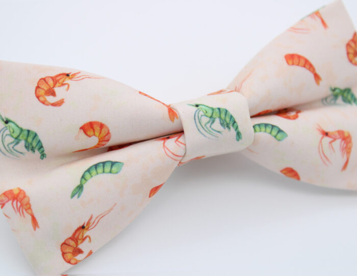 Watercolour Shrimp Bowtie - Image 4