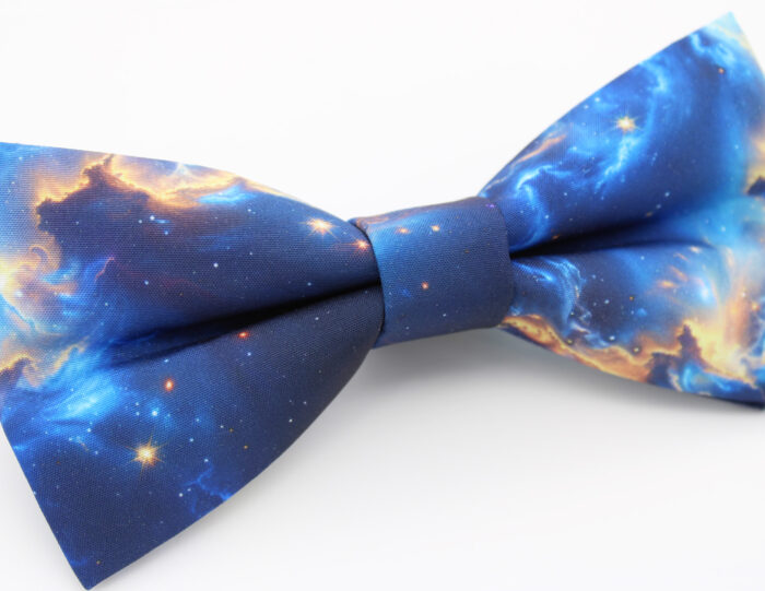 Blue Cosmic Galaxy Bowtie Set - Image 9