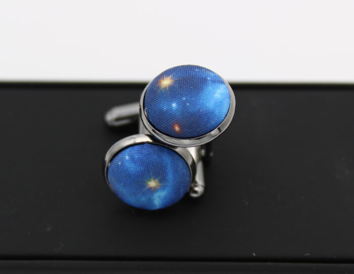 Blue Cosmic Galaxy Bowtie Set - Image 10