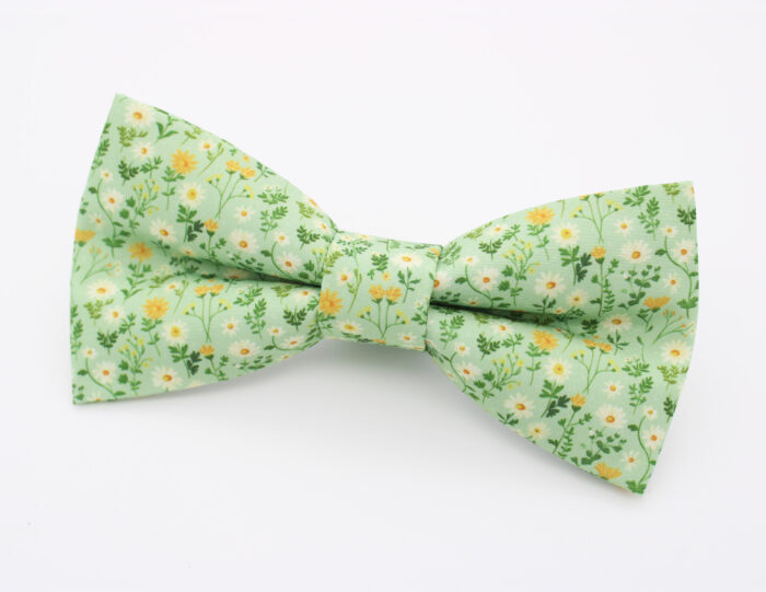 Green Meadow Bowtie & Faux Pocket Square - Image 3