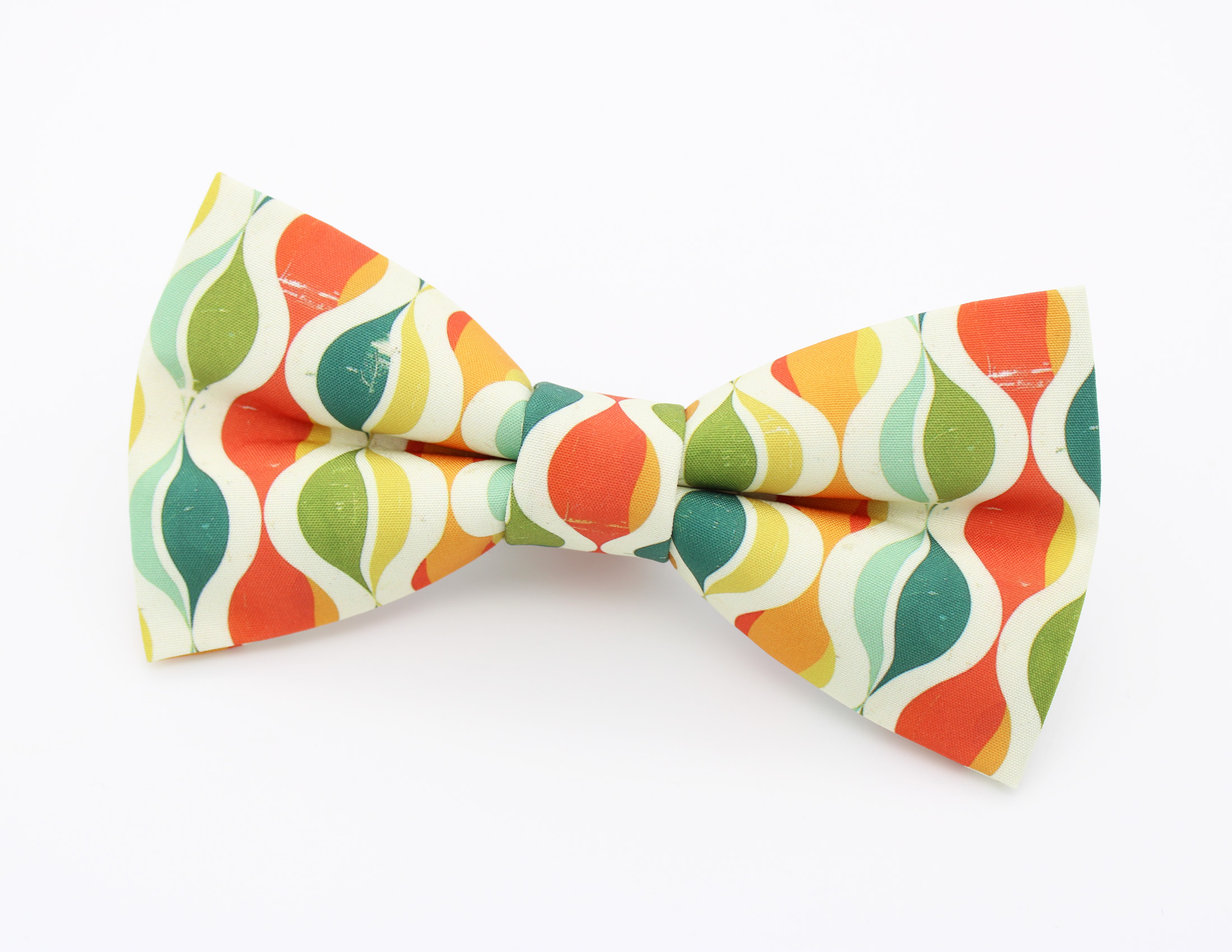 Retro Mod Bowtie & Faux Pocket Square - Image 3