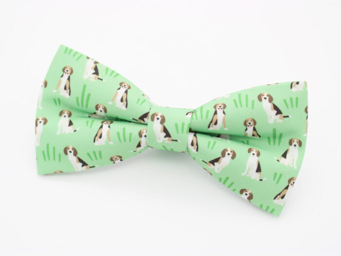 Beagle Dog Bowtie & Faux Pocket Square - Image 3