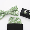 Green Floral Bowtie Set - Image 6