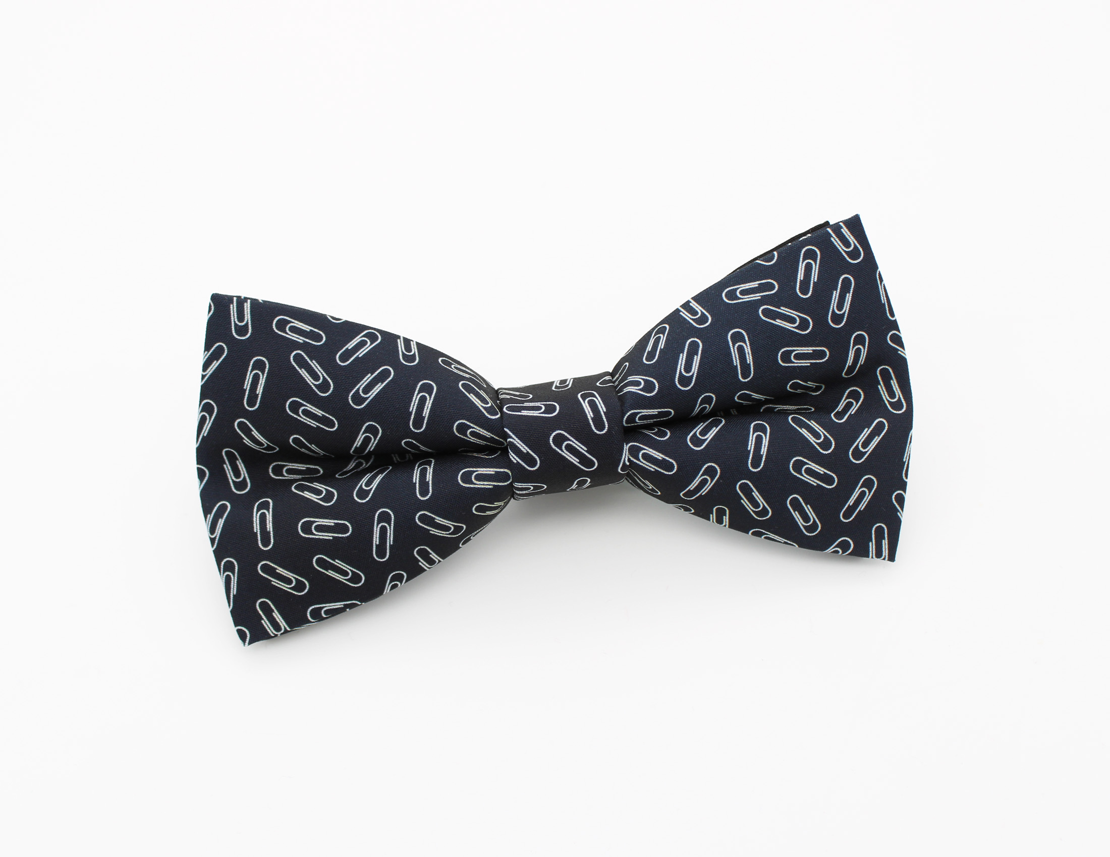 Paperclip Print Bowtie - Image 2
