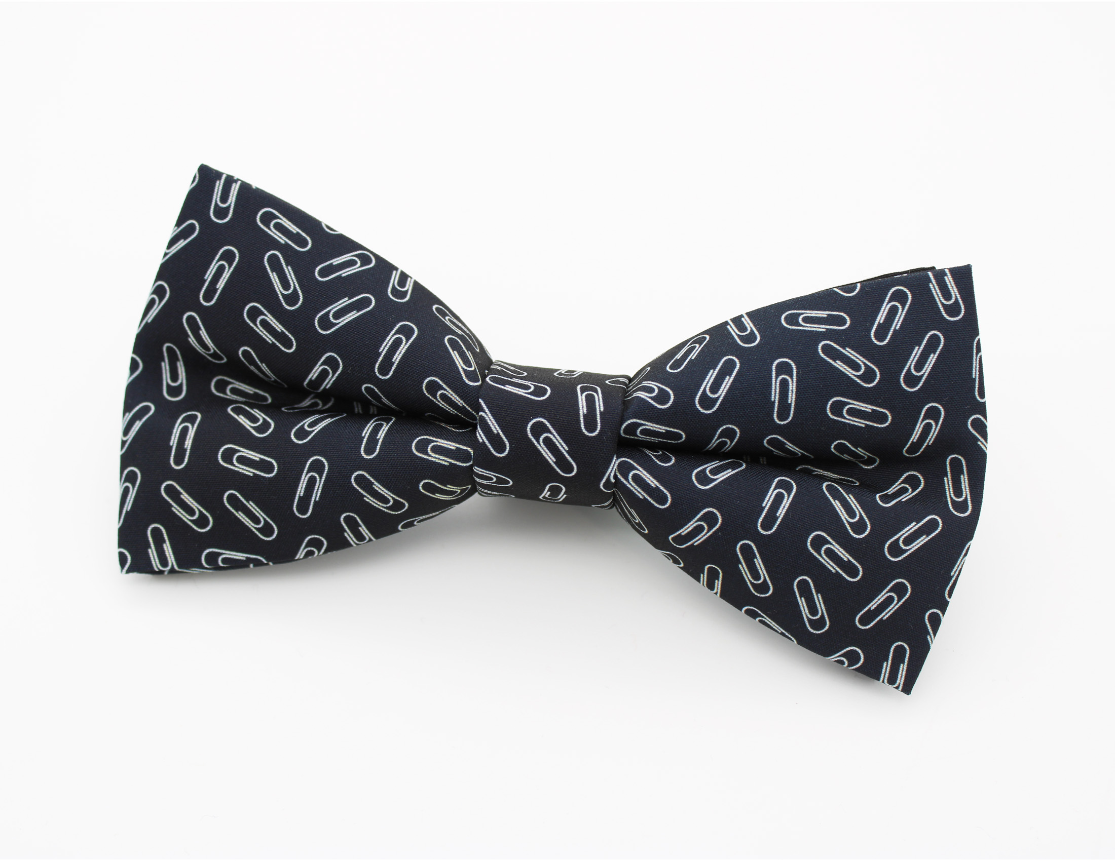 Paperclip Print Bowtie - Image 3