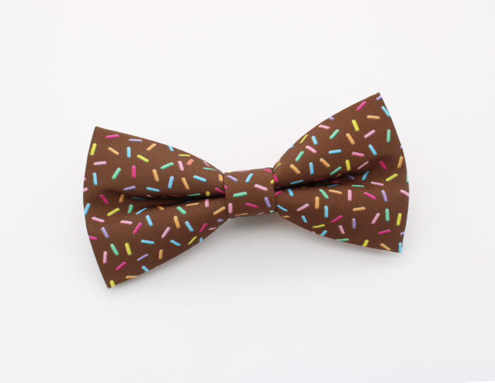 Chocolate Sprinkle Bowtie & Faux Pocket Square - Image 2