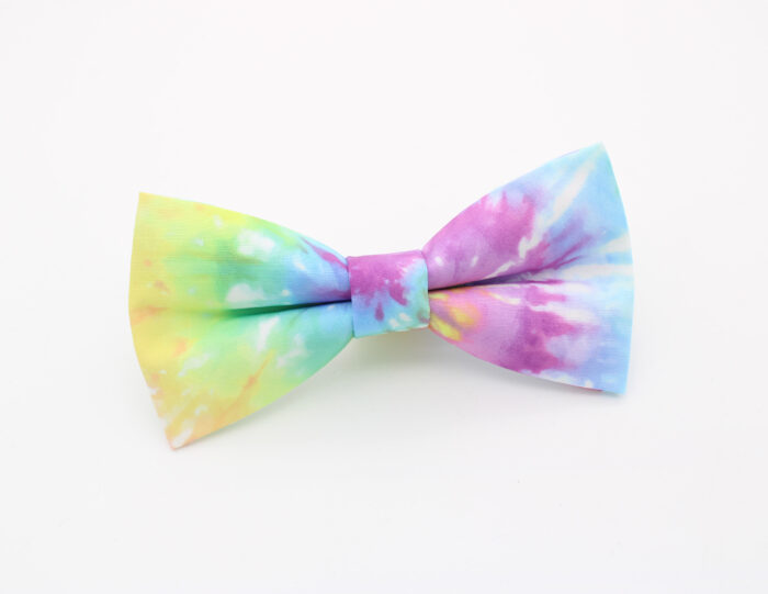 Rainbow Swirl Tie-Dye Bowtie - Image 2