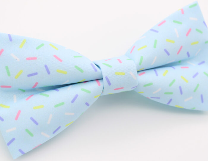 Blue Pastel Sprinkle Bowtie - Image 5