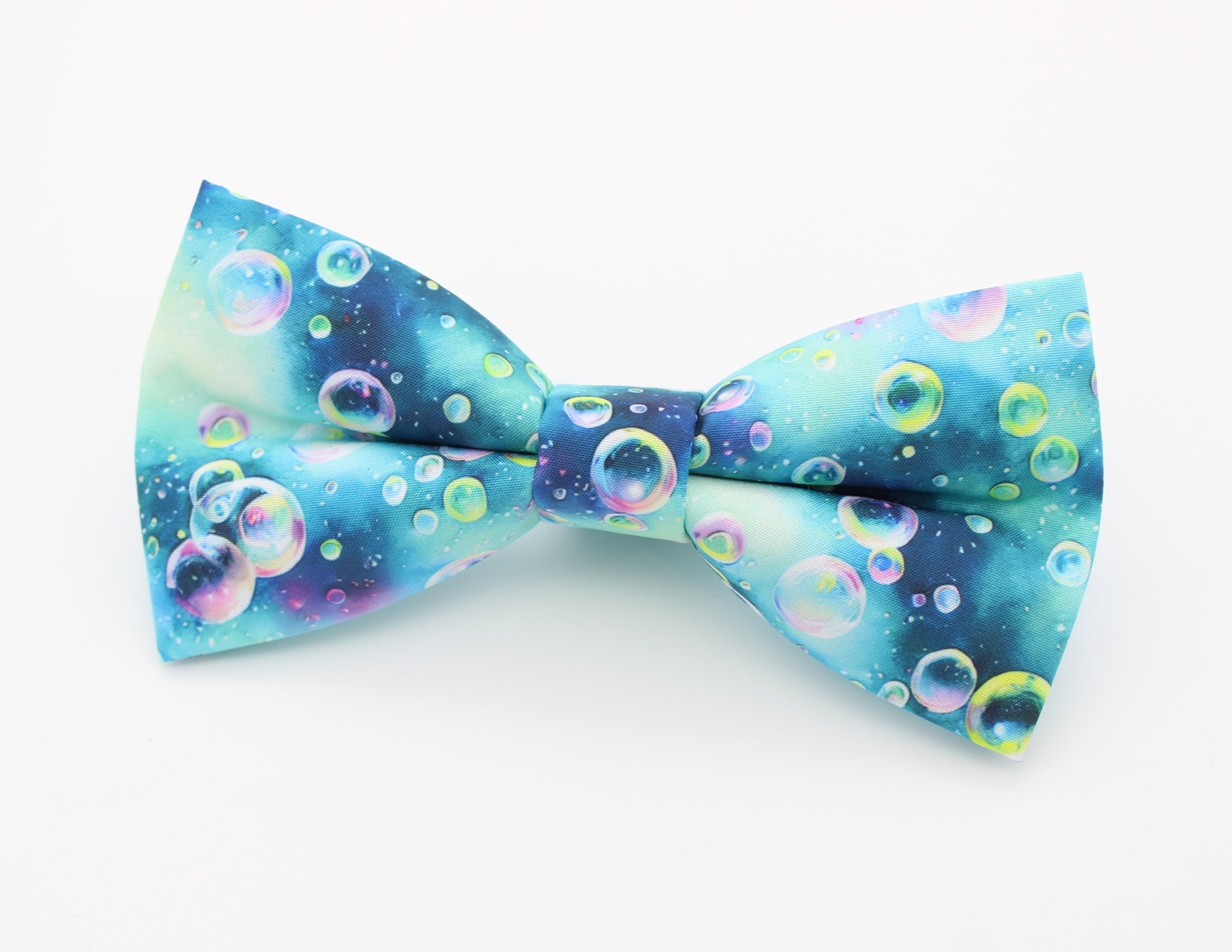 Bubble Print Bowtie & Faux Pocket Square - Image 4