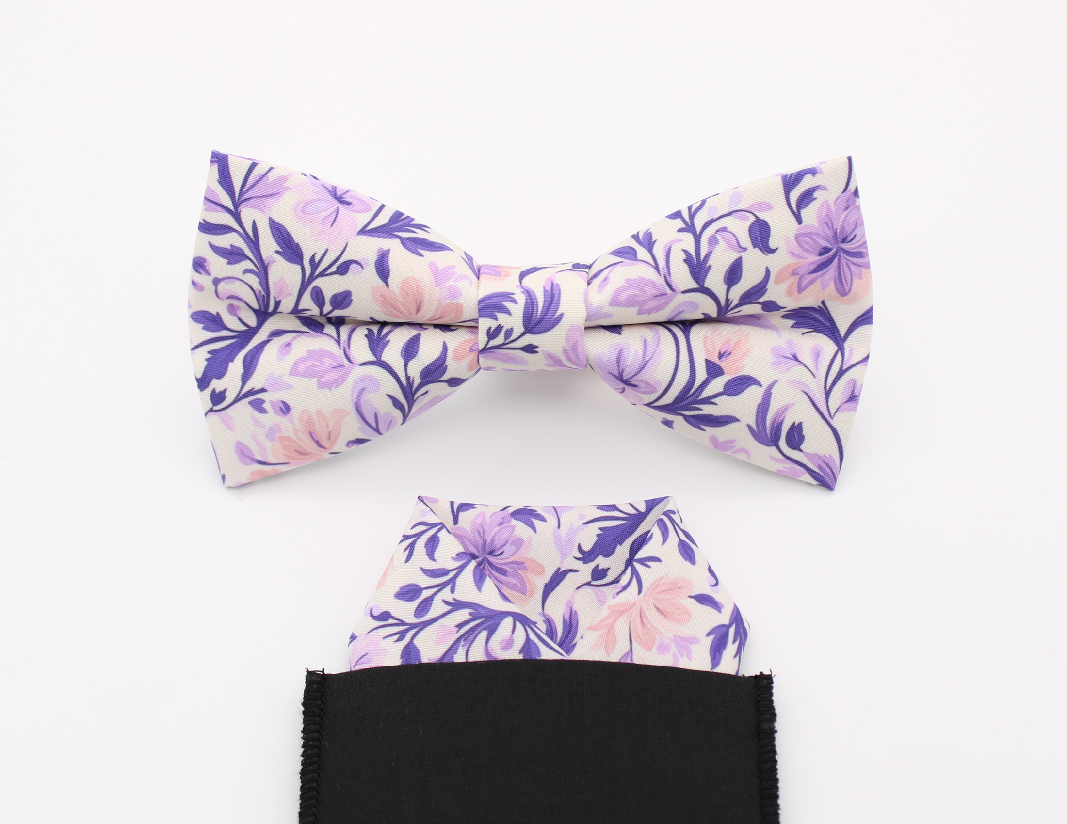 Lavender Floral Bowtie Set - Image 5