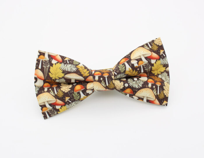 Autumn Mushroom Forest Bowtie - Image 2