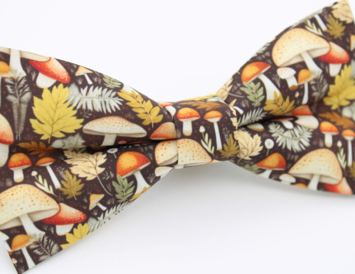 Autumn Mushroom Forest Bowtie - Image 4
