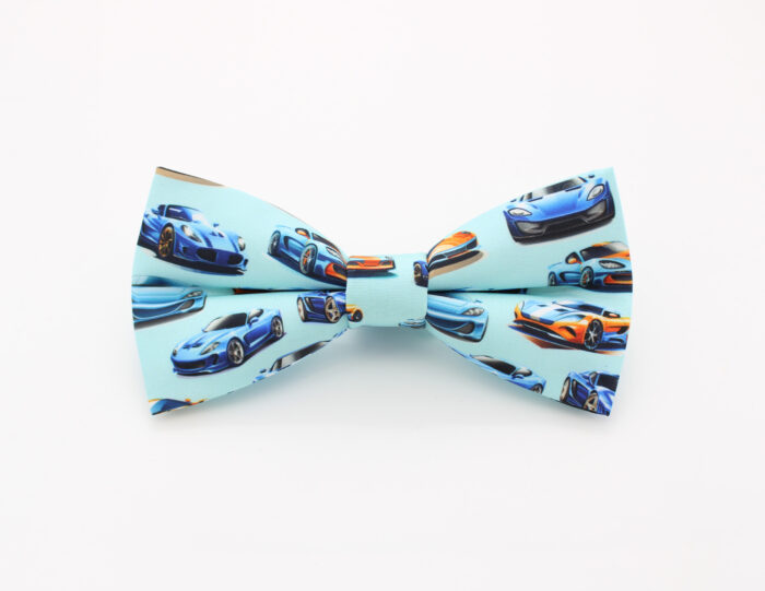 Blue Sports Car Bowtie