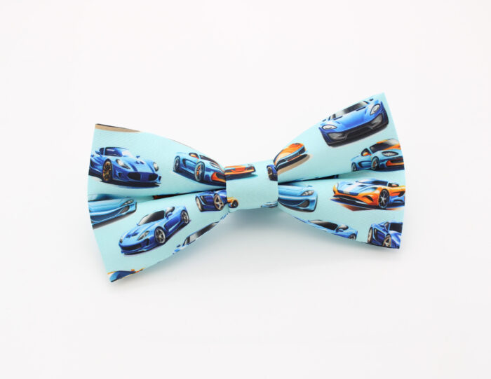 Blue Sports Car Bowtie - Image 2