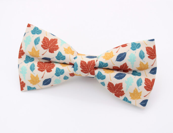 Autumn Leaves Bowtie & Faux Pocket Square - Image 4